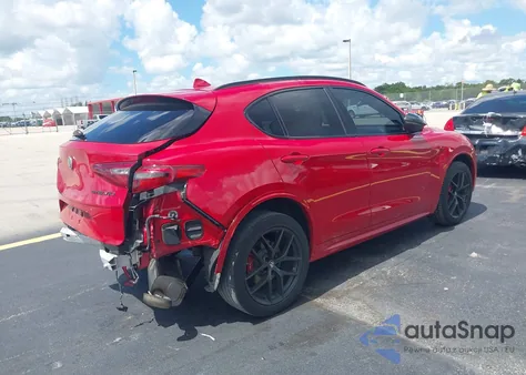 2020 Alfa Romeo Stelvio Ti Sport Awd from USA, damaged, VIN ZASPAKBN1L7C86816